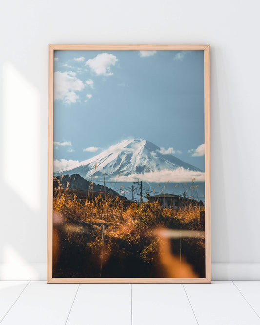 Fuji from a Train Window